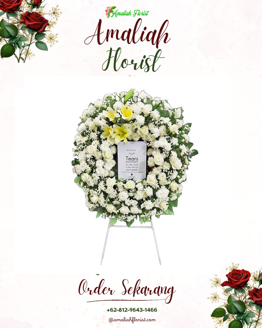 Krans Bunga Duka Pelayangan